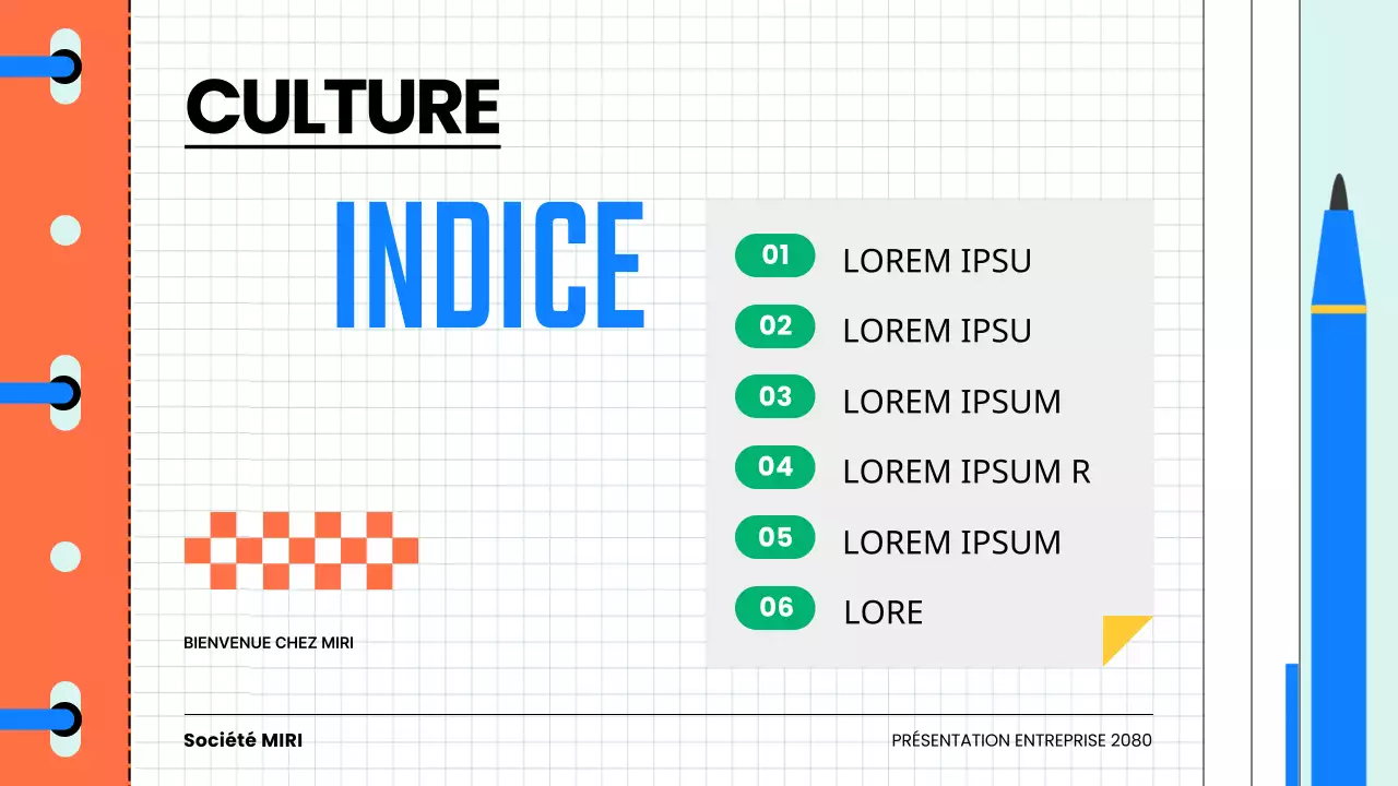 Une introduction kitsch au livre sur la culture d'entreprise en bleu clair et orange