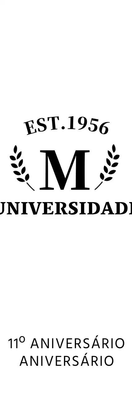Celebrar a universidade com um conceito simples