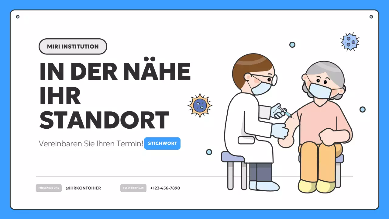 Informationen zur saisonalen Impfung gegen Blau und Gelb