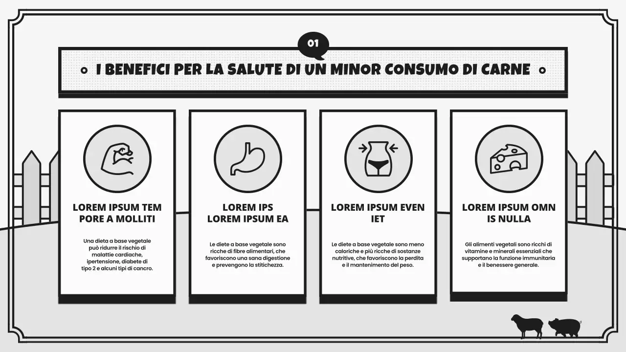 Campagna retro della Giornata Mondiale Vegana in grigio e nero