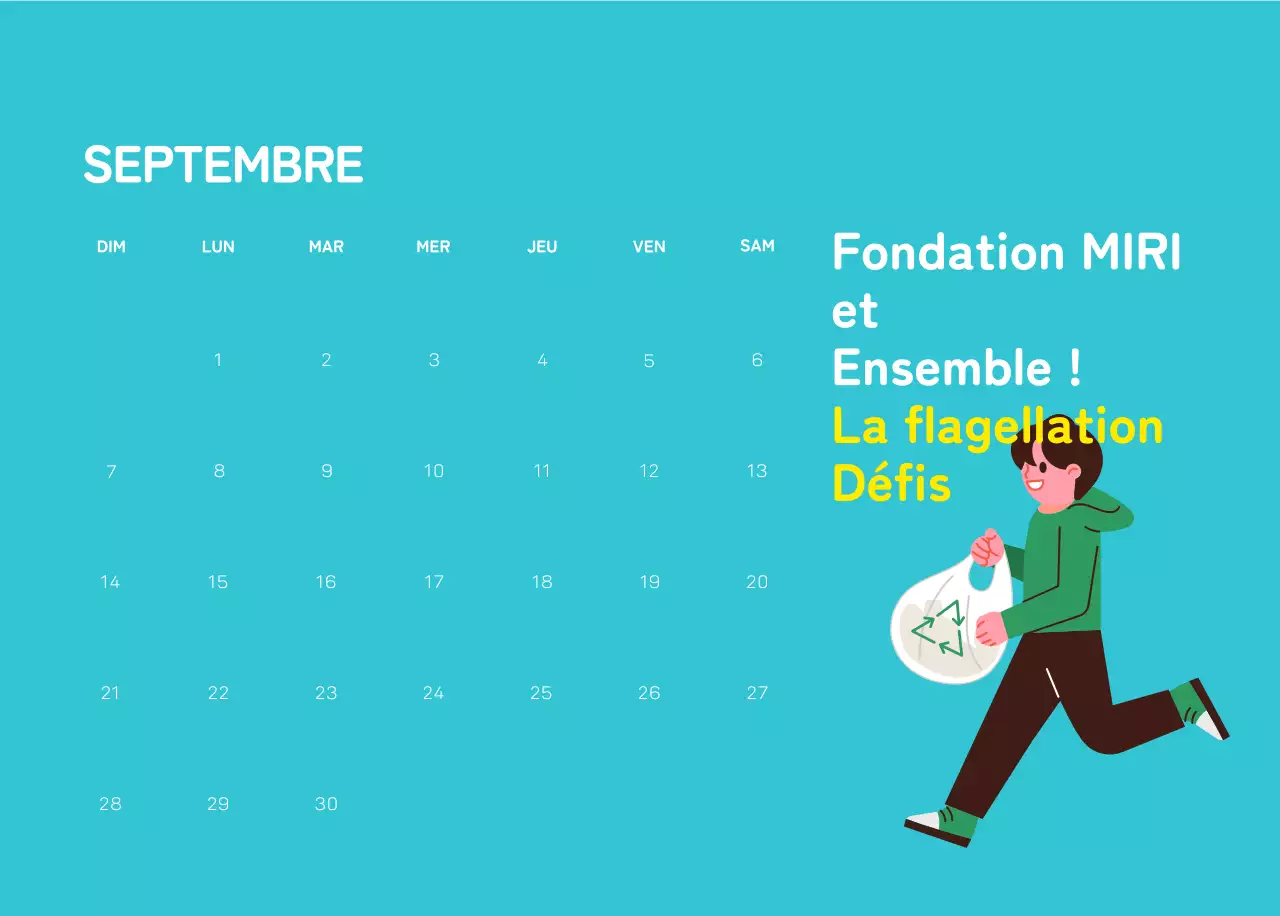 Une fondation sociale qui célèbre les fêtes de fin d'année avec des illustrations colorées de personnes et de la planète.