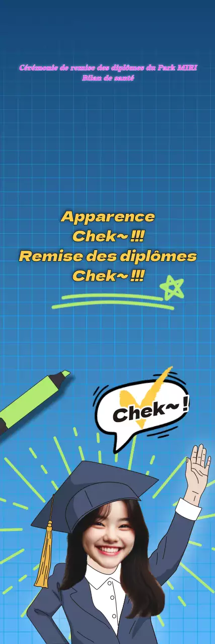 Bannières amusantes avec des bonnets de fin d'études illustrés