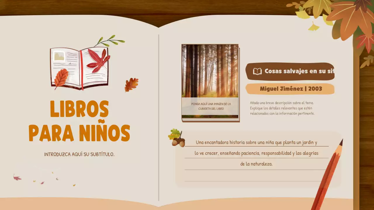 Brown and Beige Natural Autumn Publishing Company Recomendaciones de libros