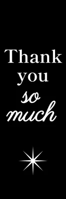 Promote classy thank yous