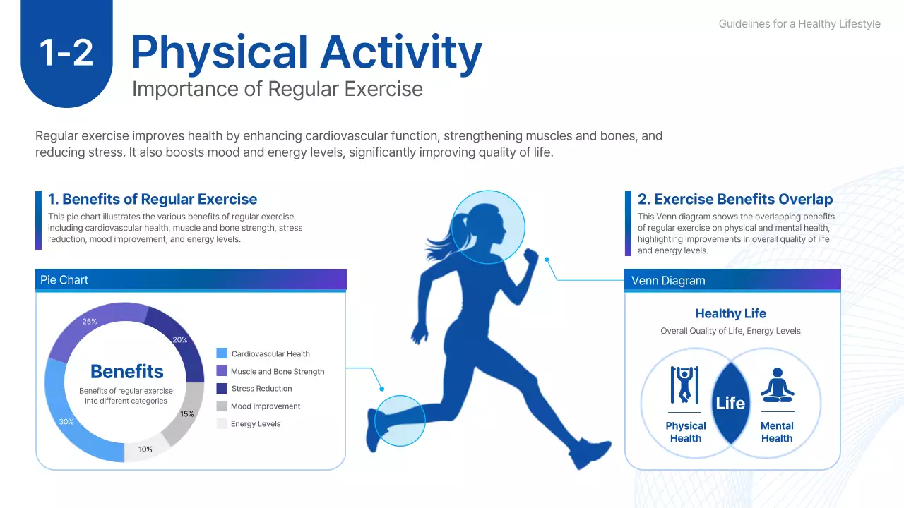 Blue Modern Fitness Guideline Presentation