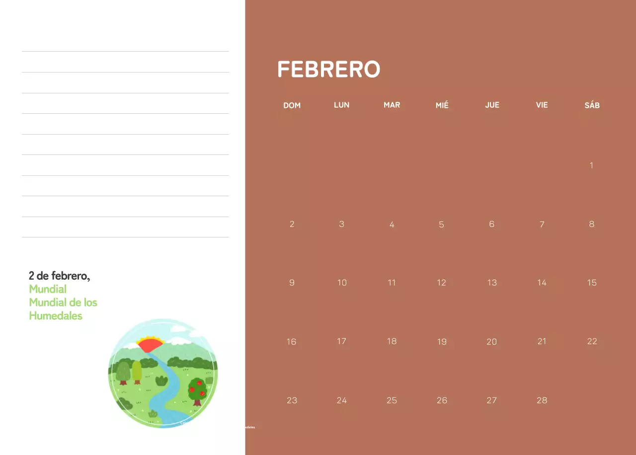 Una fundación social que celebra las fiestas con coloridas ilustraciones de personas y el planeta.