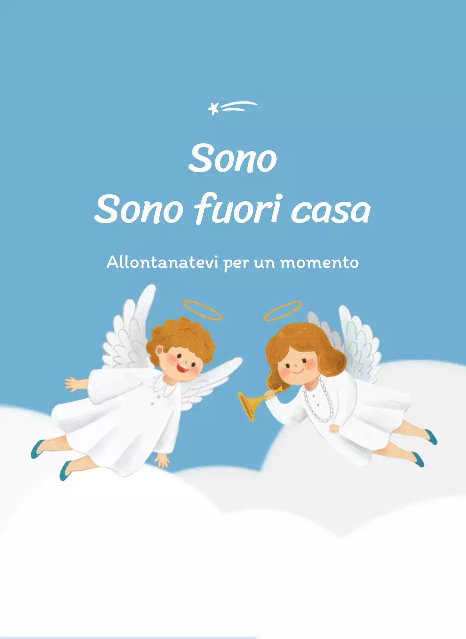 Un calendario devozionale con illustrazioni accoglienti e versetti della Bibbia su uno sfondo blu chiaro