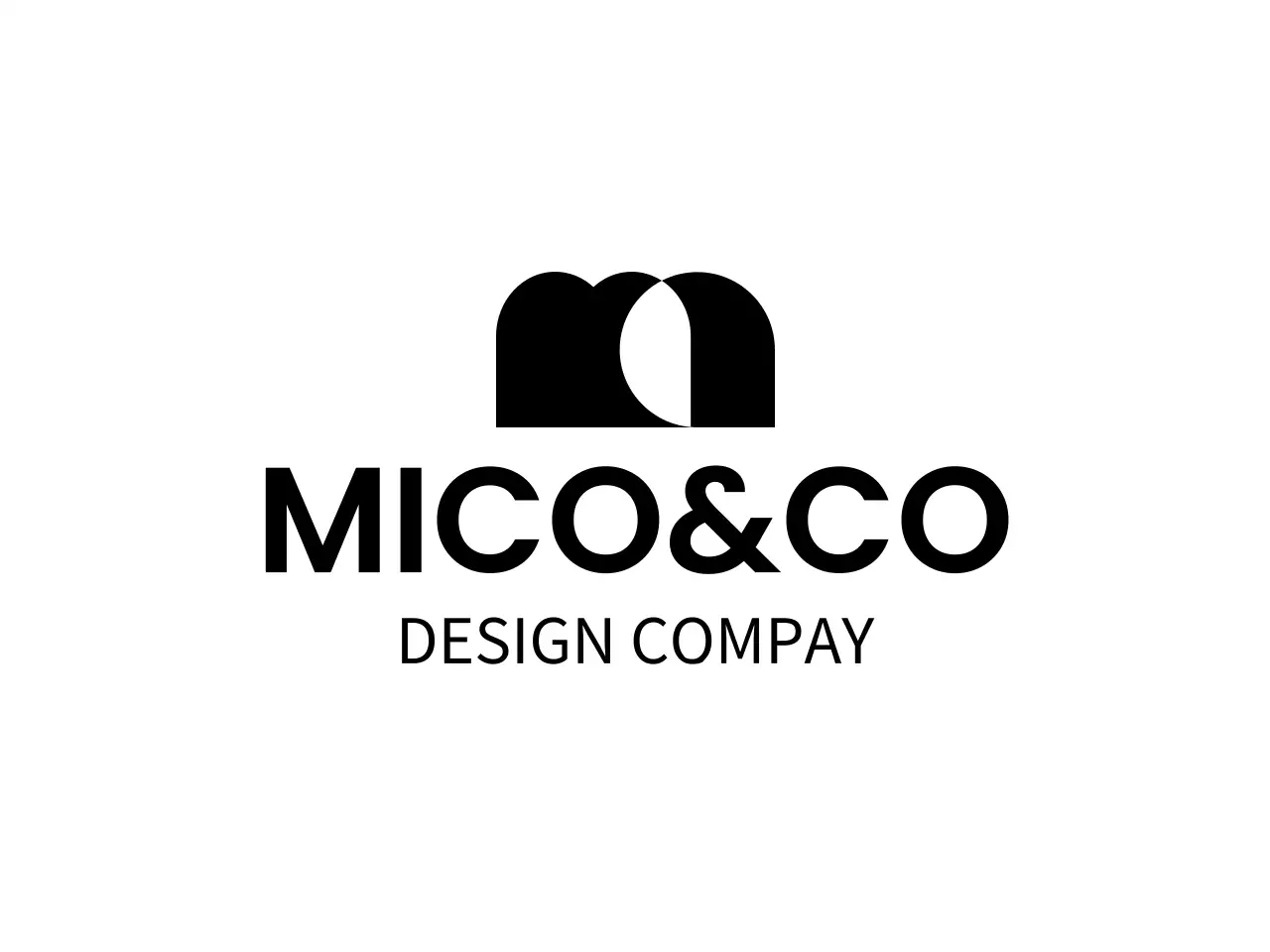 Logo perusahaan dengan desain minimalis