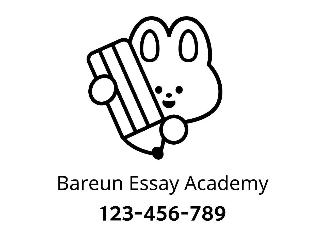 Werben Sie für Ihre Schule, die Aufsätze schreibt, mit einem sauberen Look