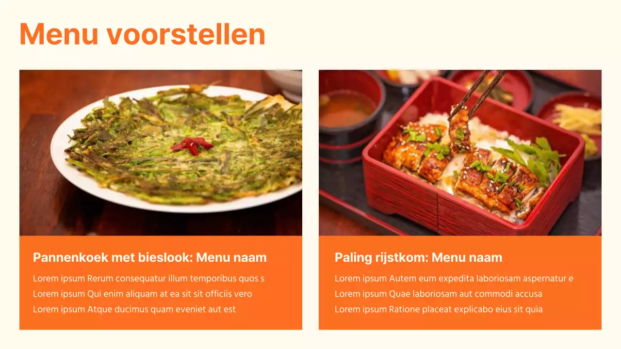 Orange's Gids voor Restaurants