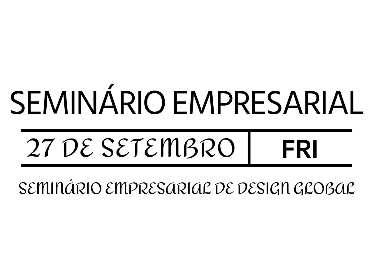 Promover seminários empresariais com um aspeto limpo