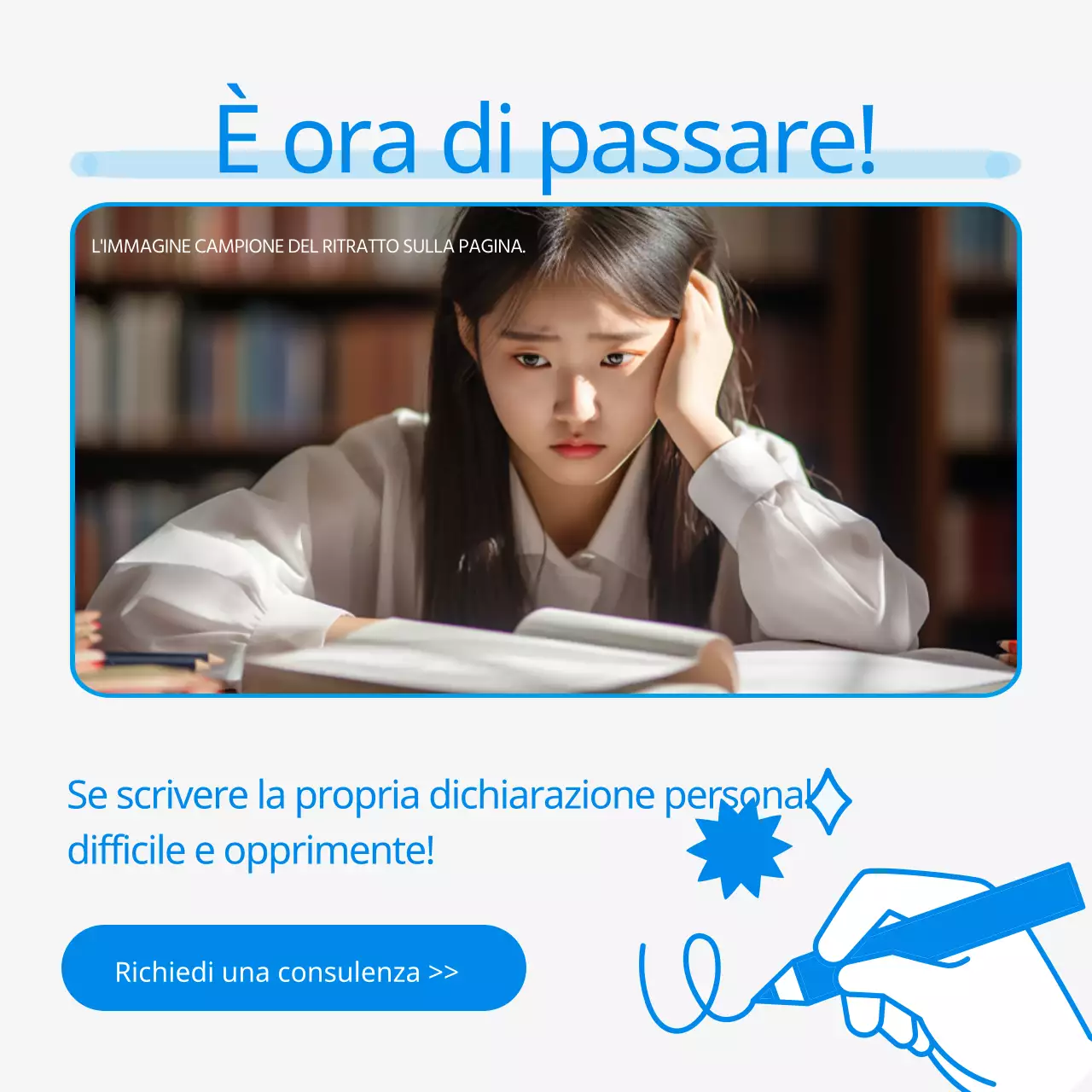 Guida alla strategia di revisione della dichiarazione personale di Blue's Simple Personal Statement