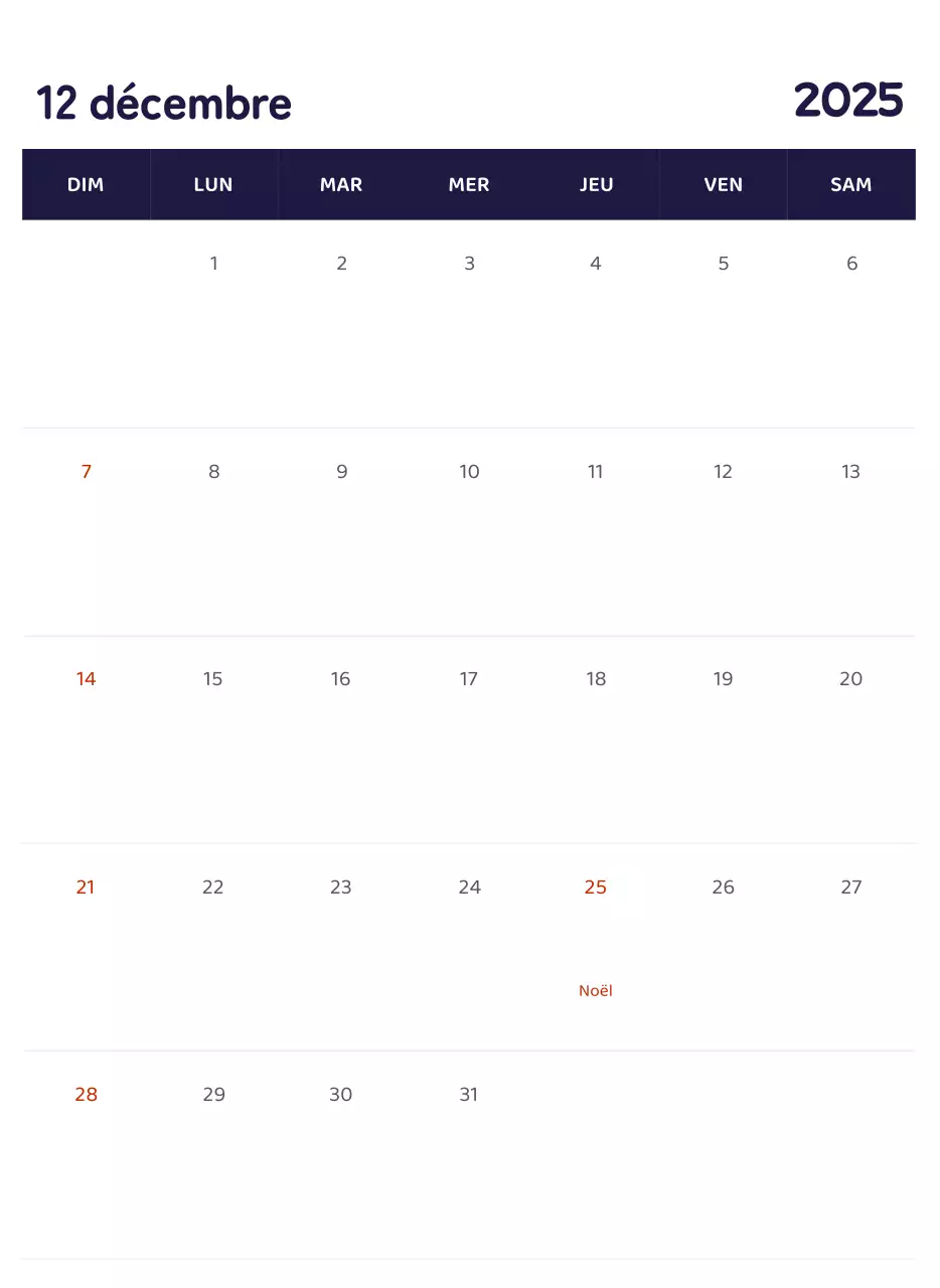 Calendriers avec illustrations colorées et émotionnelles