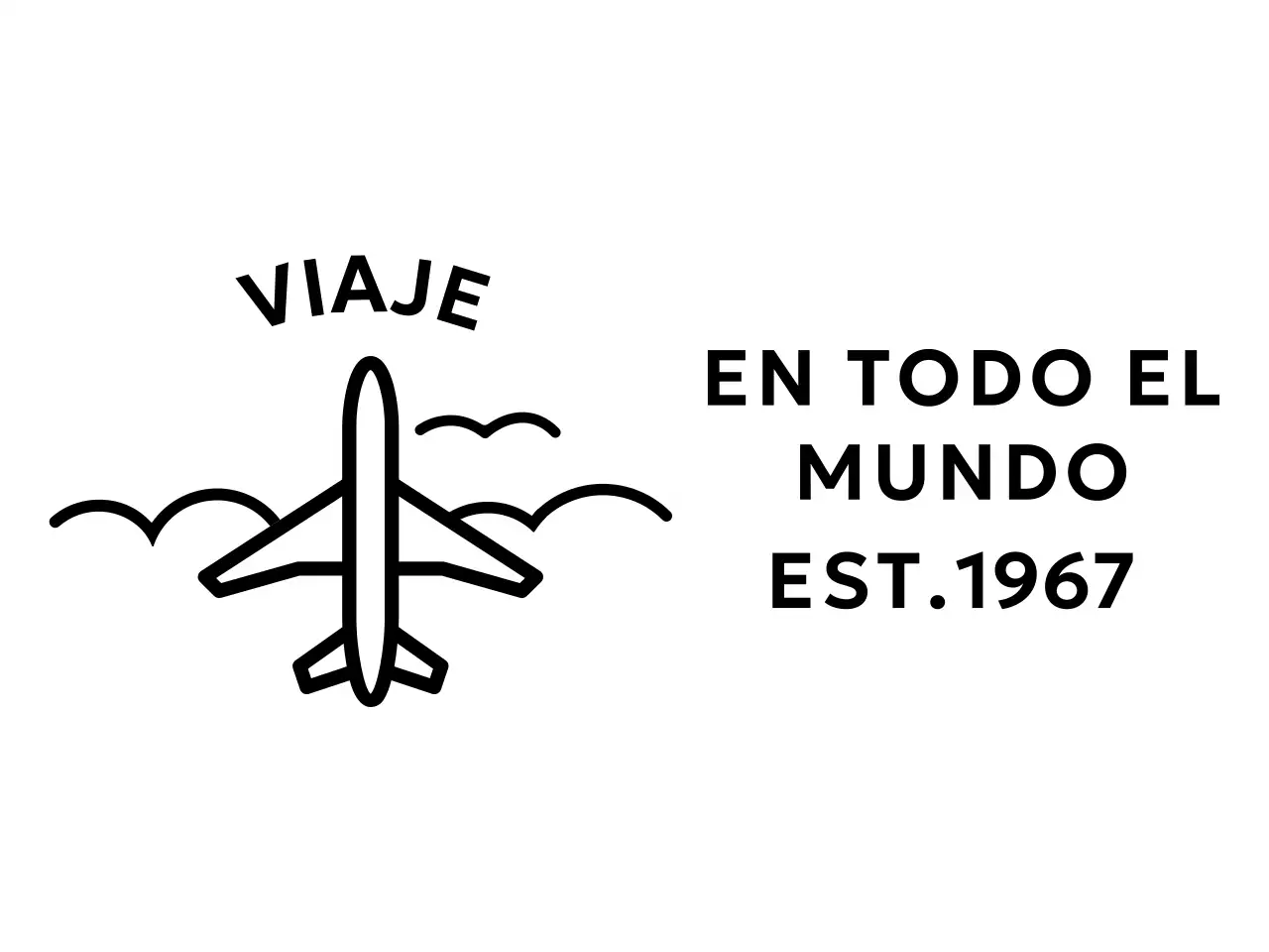 Concepto sencillo de agencia de viajes con ilustraciones de aviones