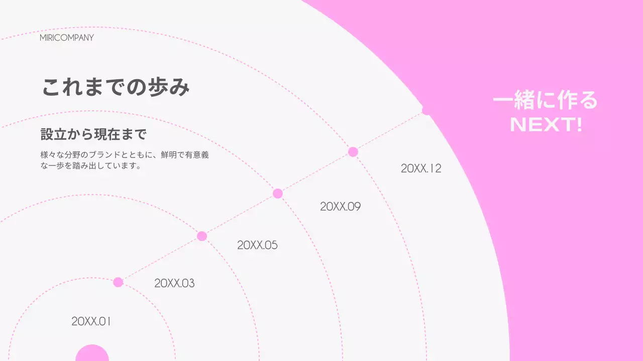 ピンク シンプル 企業文化 企画書 プレゼンテーション