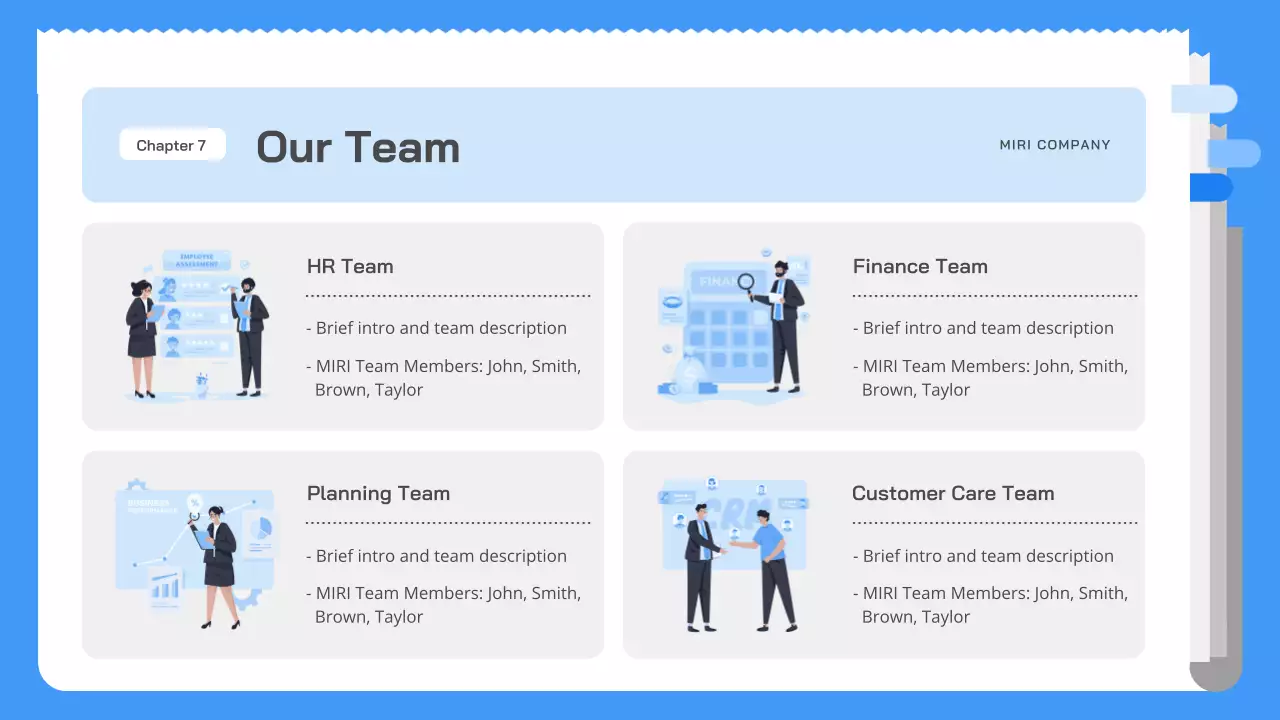 Blue Modern Company Introduction Presentation