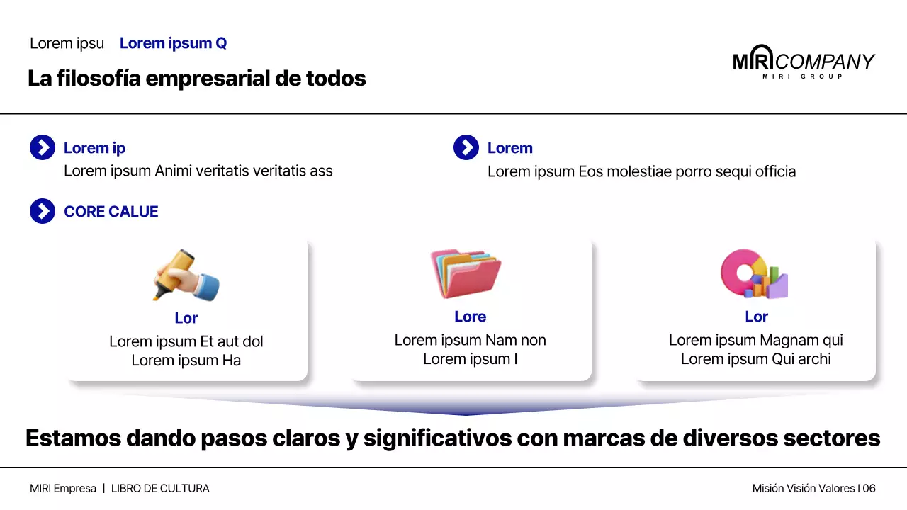 El Libro de la Cultura Corporativa Moderna de Azul Marino
