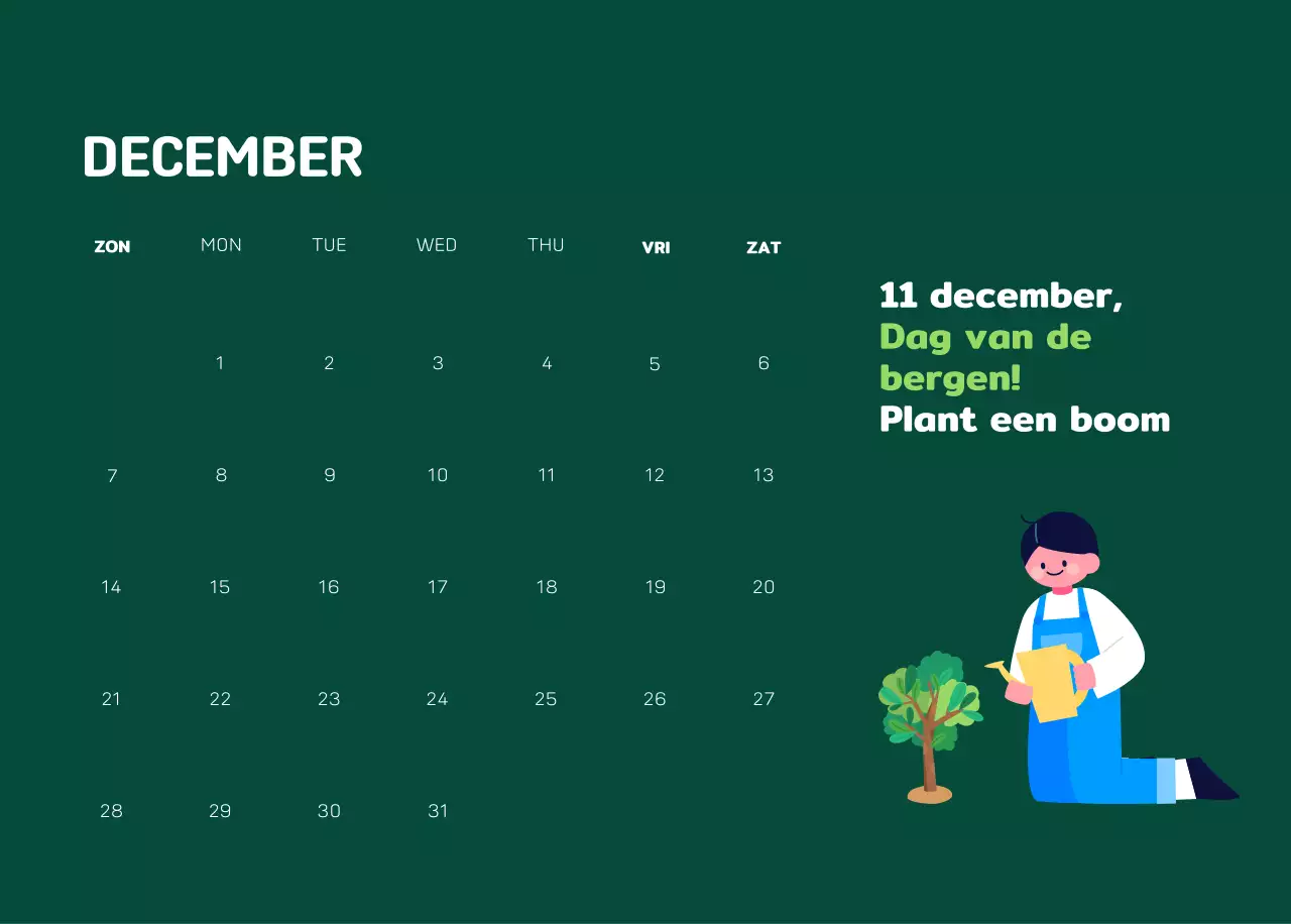 Een sociale stichting die de feestdagen viert met kleurrijke illustraties van mensen en de planeet.