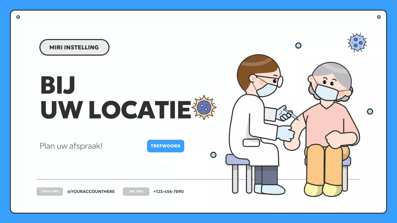 Informatie over blauwe en gele seizoensvaccinatie