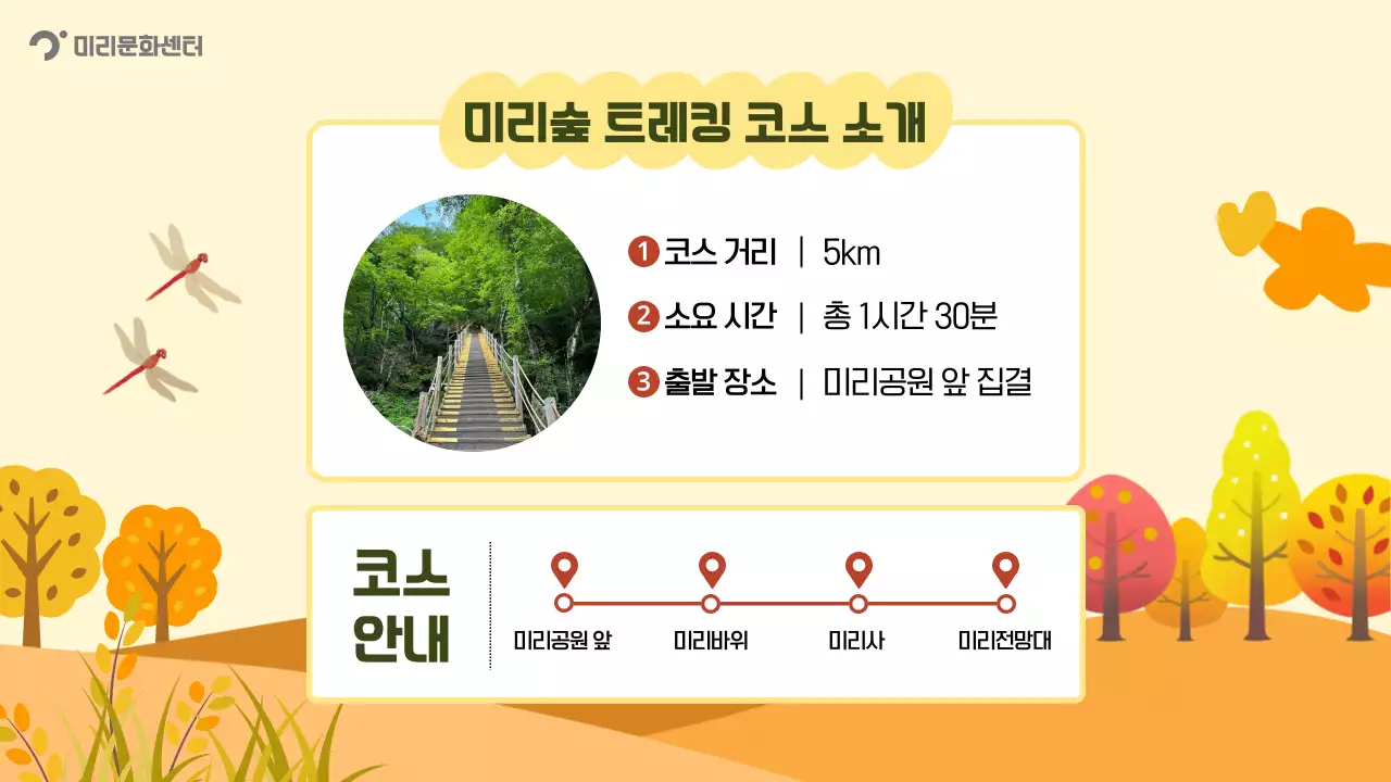 주황 자연 가을 행사 안내