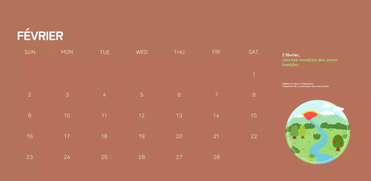 Une fondation sociale qui célèbre les fêtes de fin d'année avec des illustrations colorées de personnes et de la planète.