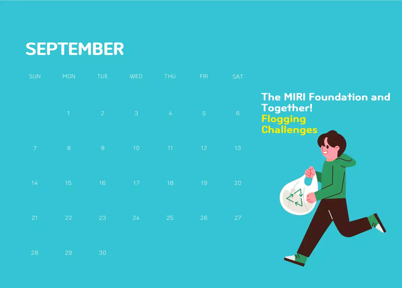 A colorful holiday celebration with illustrations of conservationists and the planet.