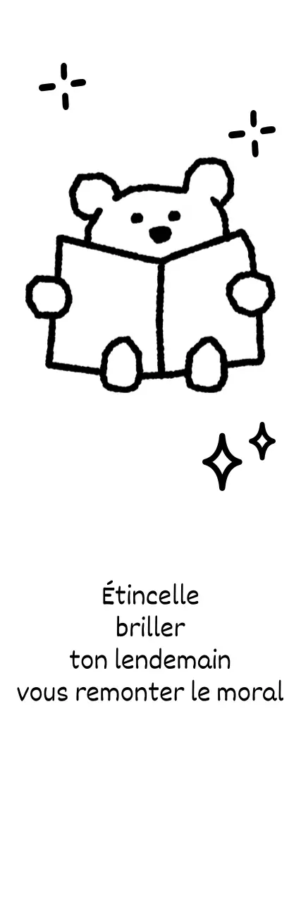 Promouvoir avec des phrases mignonnes et encourageantes