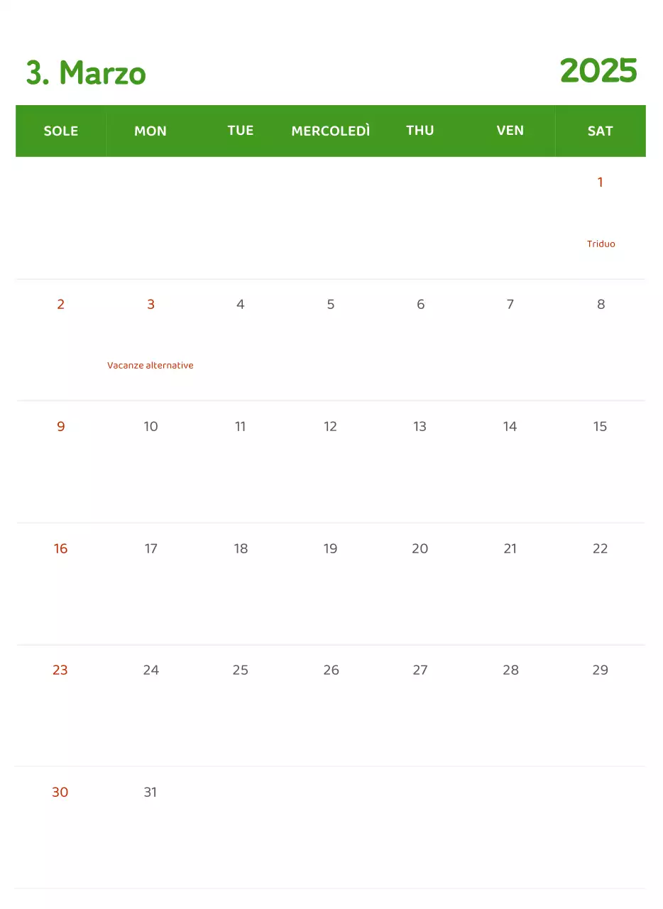 Calendari con illustrazioni colorate ed emozionali