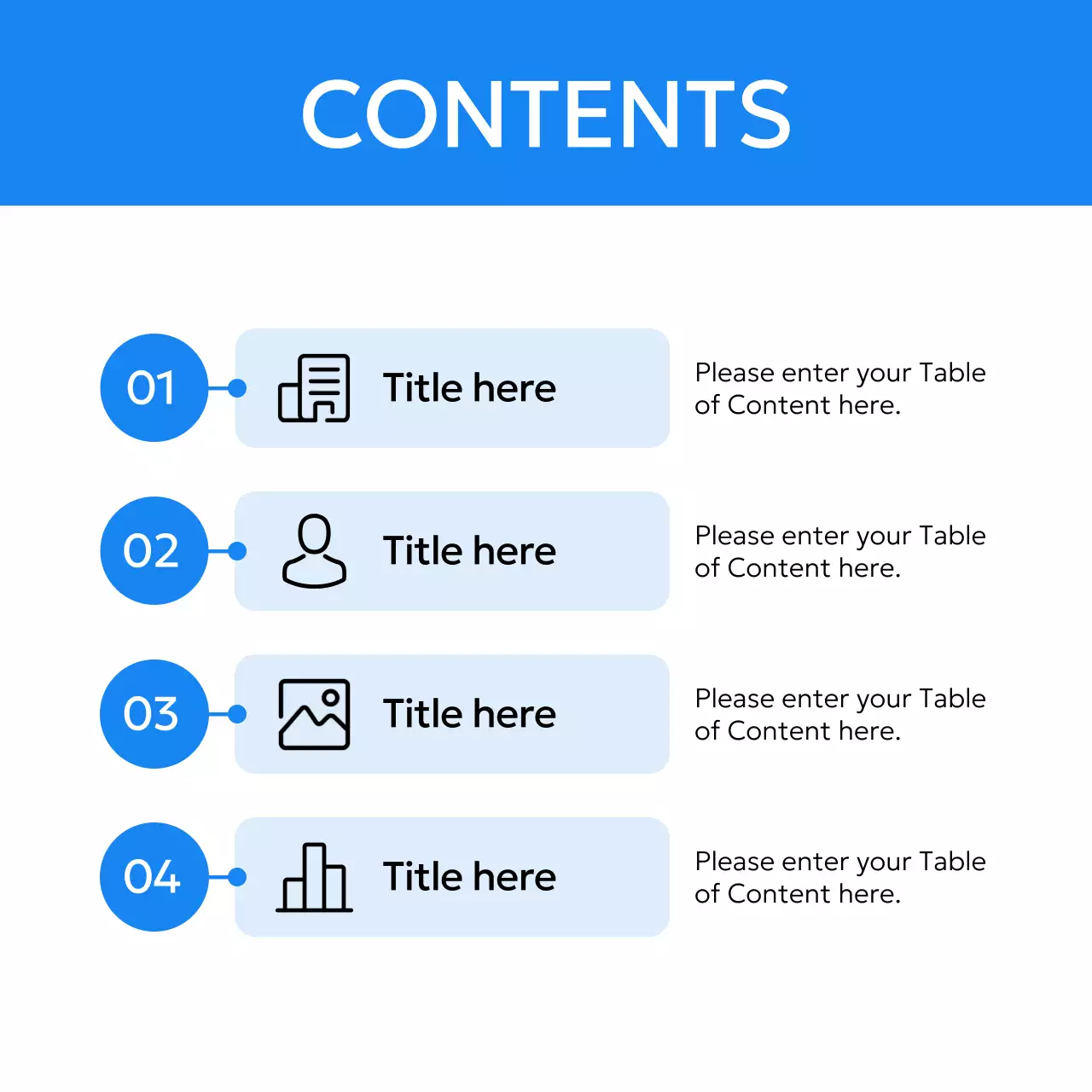 Blue Modern Business Newsletter Instagram Carousel