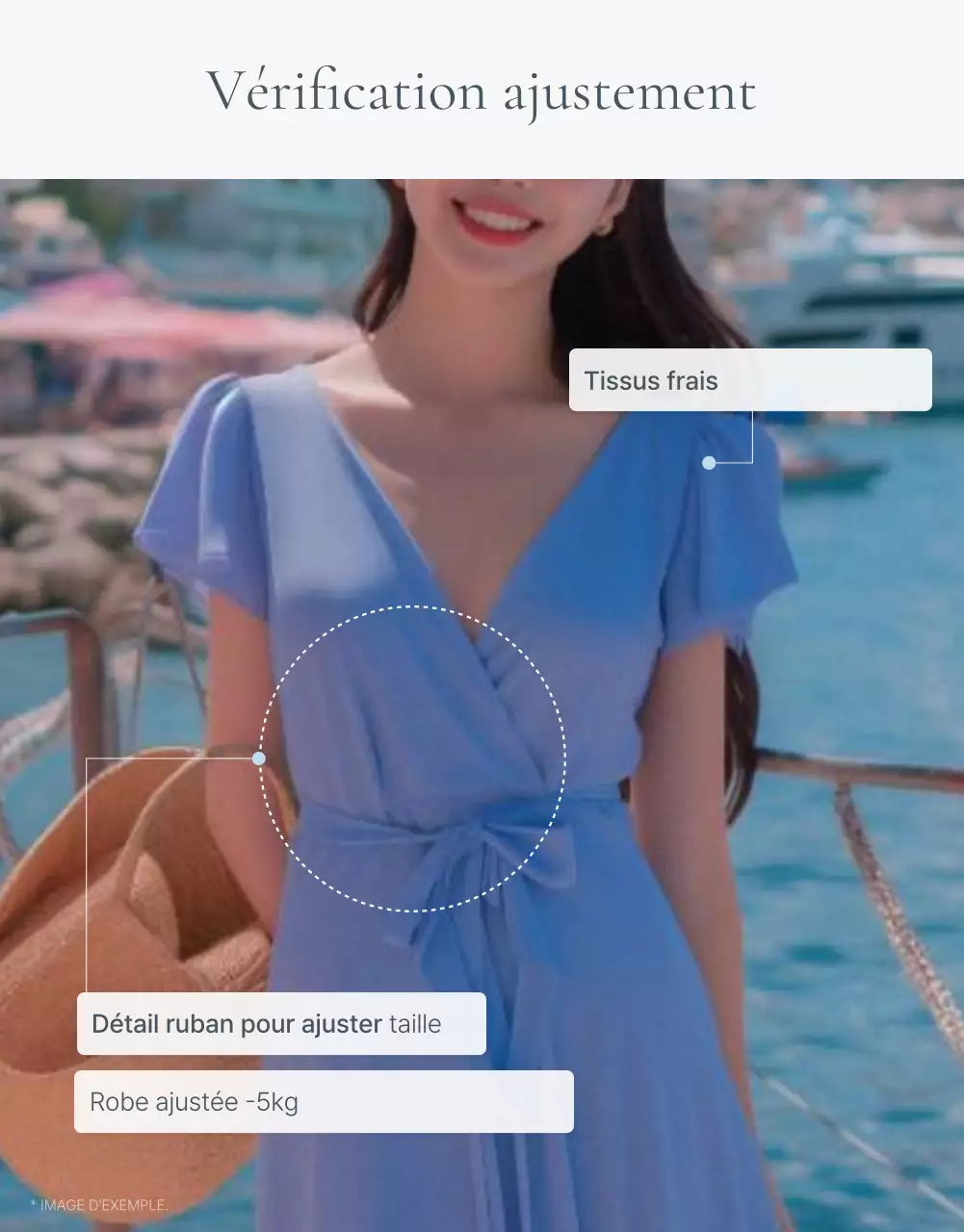 Concept d'emoji de vacances d'été en bleu et bleu clair pour promouvoir la mode