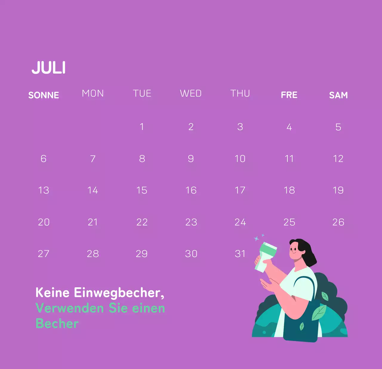 Eine soziale Stiftung, die die Weihnachtszeit mit farbenfrohen Illustrationen von Menschen und dem Planeten feiert.