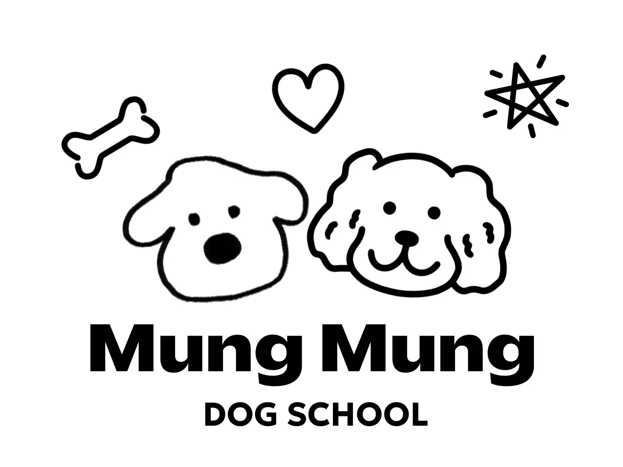 귀여운 강아지 학교 홍보