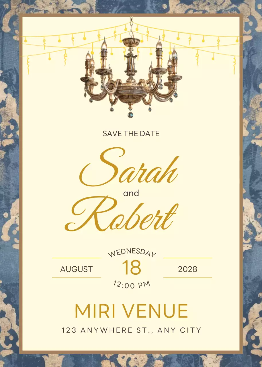 Undangan Pernikahan Klasik Gading