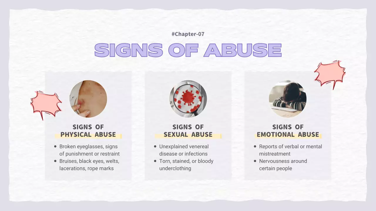 Purple Simple Awareness Announcement Presentation