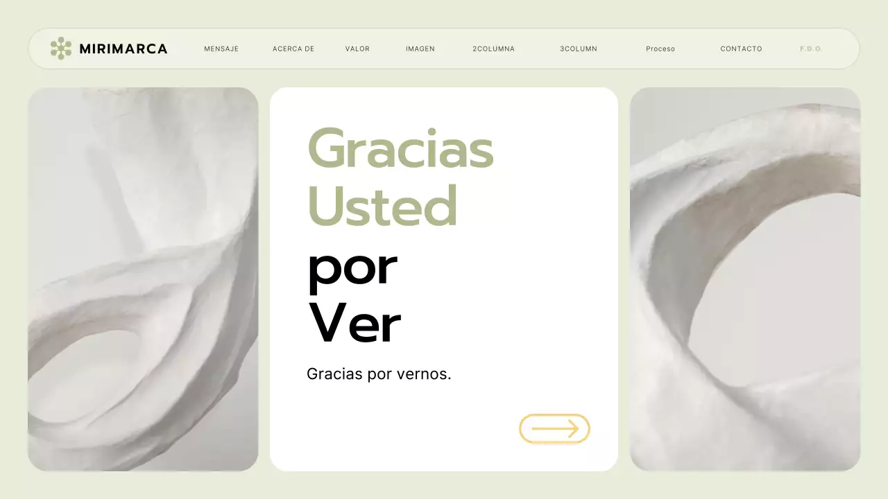 Un briefing de marca para una pequeña empresa con un estilo de interfaz de usuario verde lima y amarillo