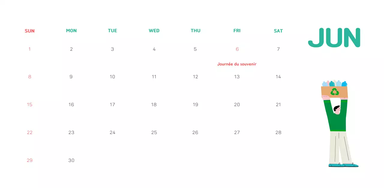 Une fondation sociale qui célèbre les fêtes de fin d'année avec des illustrations colorées de personnes et de la planète.