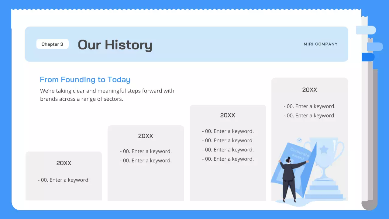 Blue Modern Company Introduction Presentation