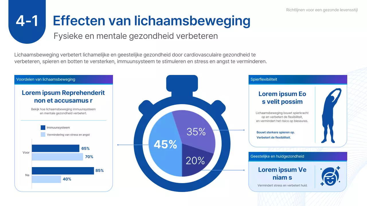 handleiding blauw basisprogramma voor lichaamsbeweging