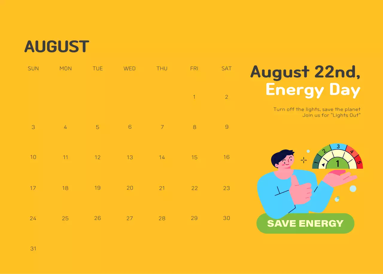 A colorful holiday celebration with illustrations of conservationists and the planet.