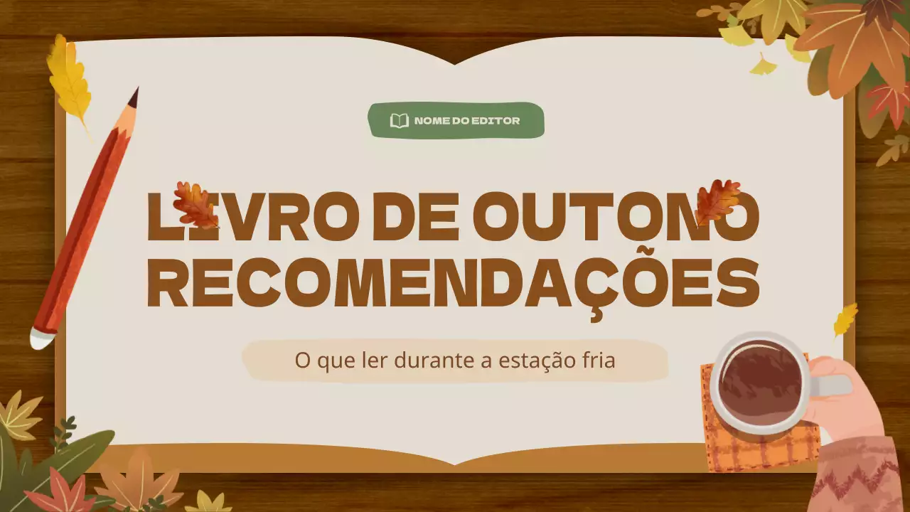 Castanho e Bege Natural Autumn Publishing Company Recomendações de livros
