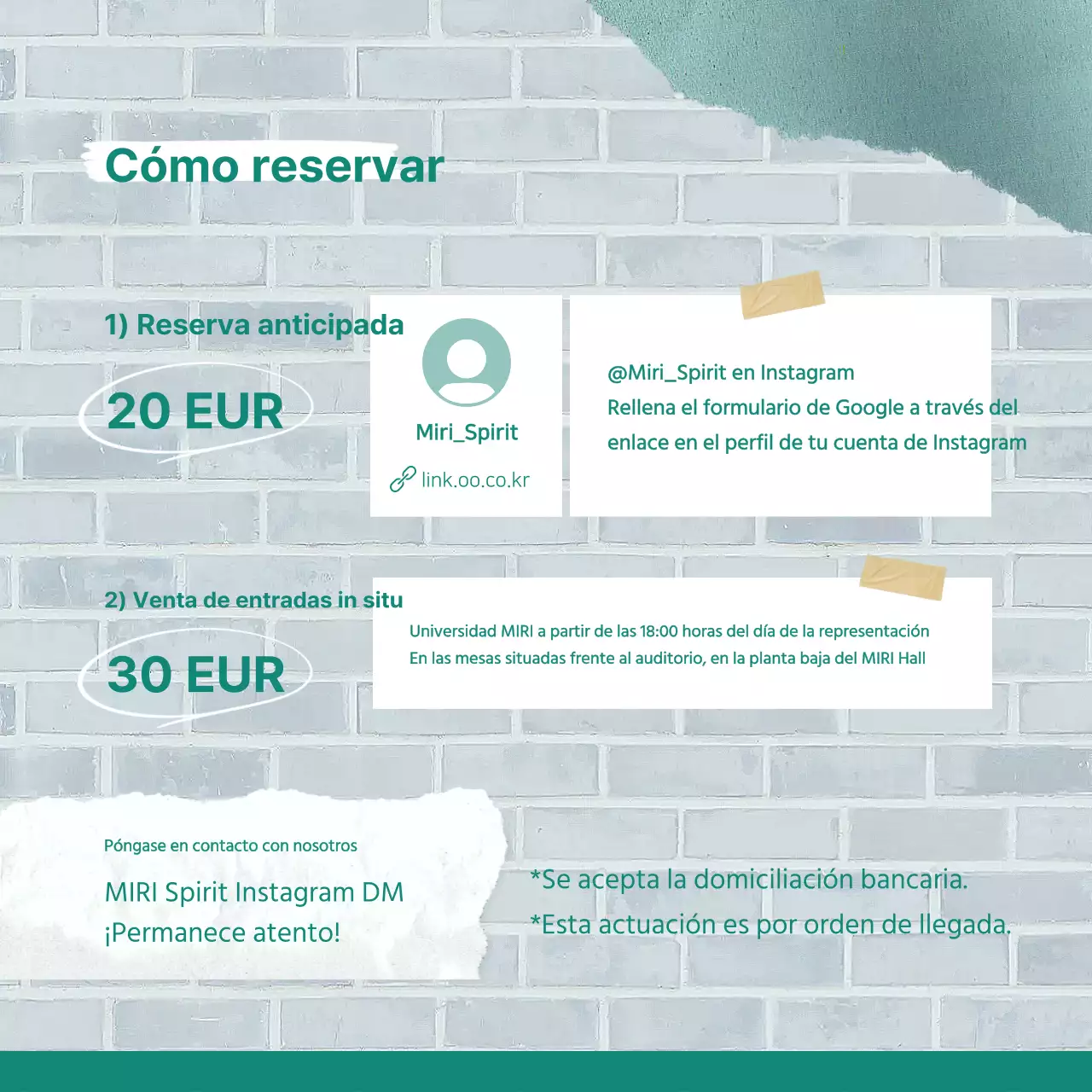 Promociona las actuaciones periódicas de un club universitario vintage con sabor a menta