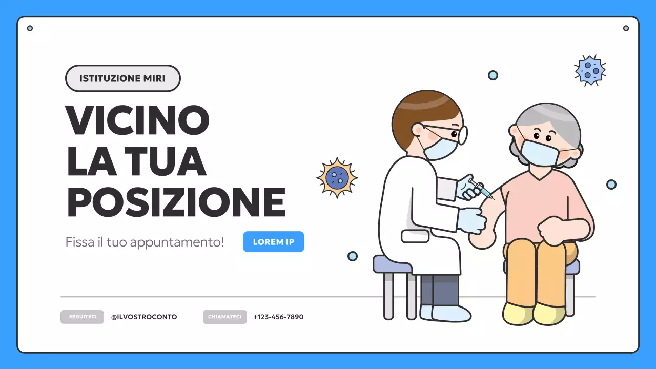 Informazioni sulla vaccinazione stagionale blu e gialla