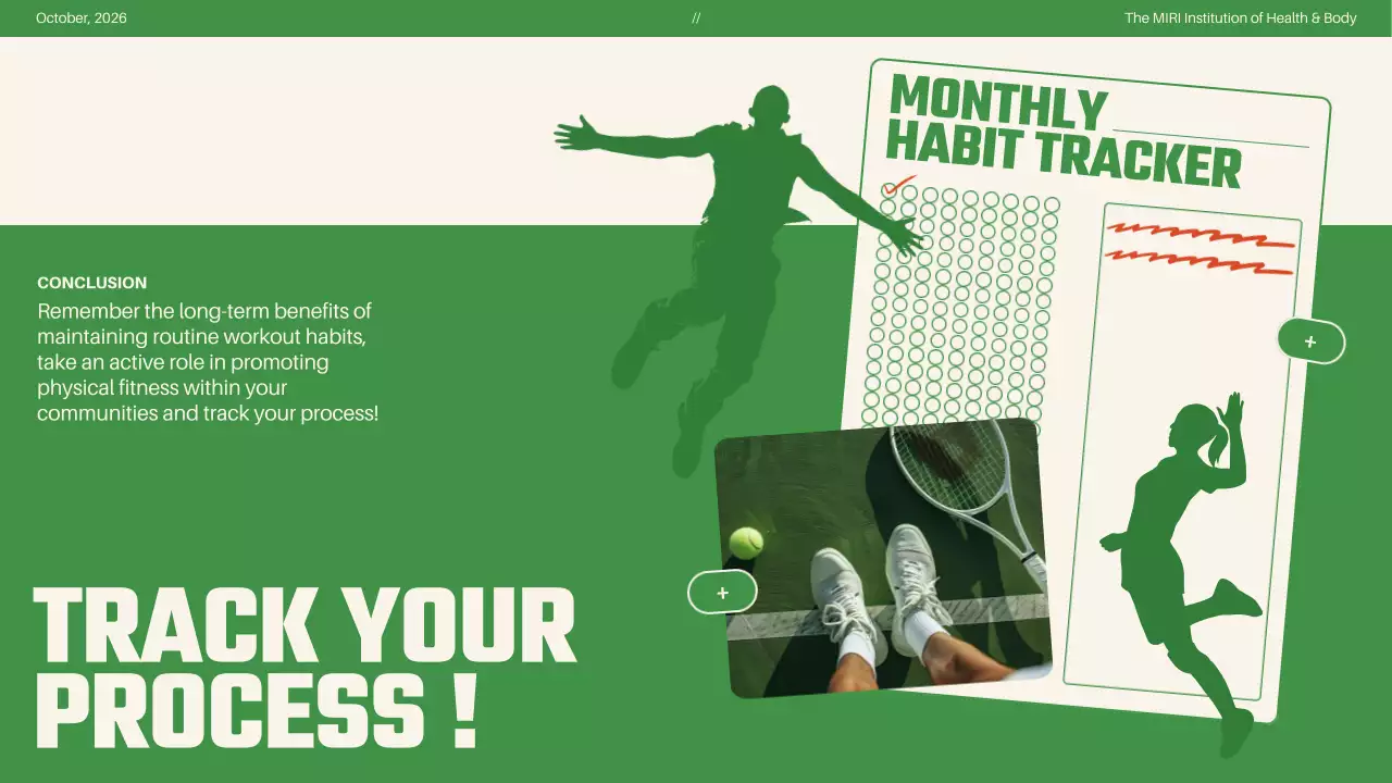 Green Modern Fitness Guide Presentation