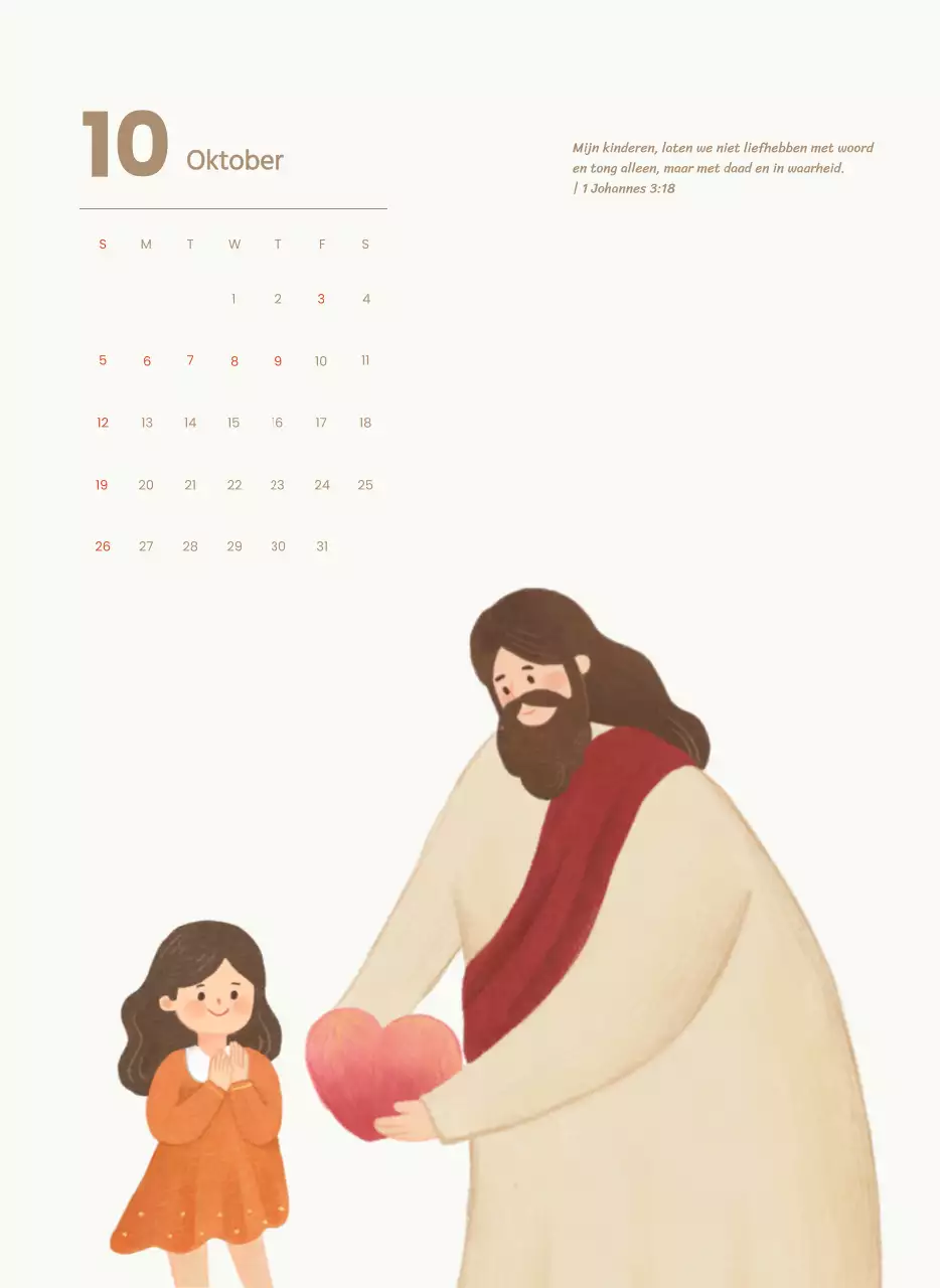 Een devotiekalender met gezellige illustraties en bijbelverzen op een lichtblauwe achtergrond