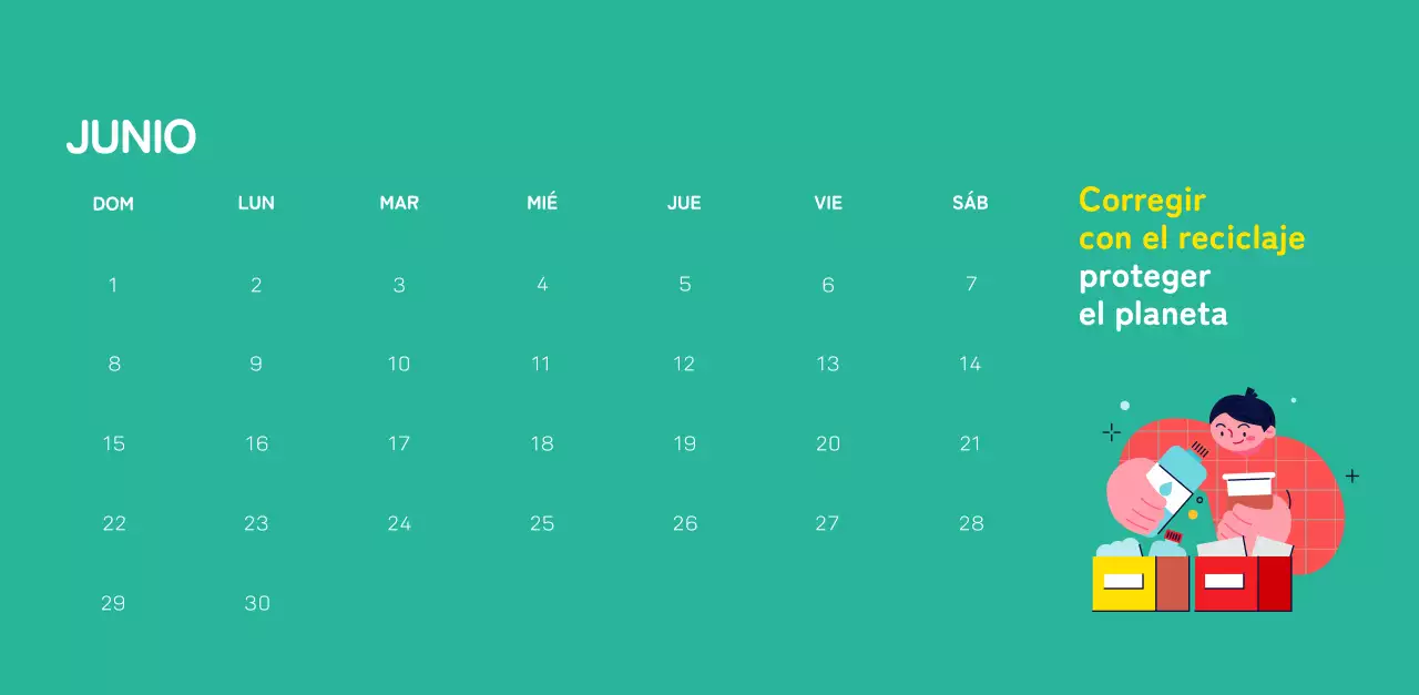 Una fundación social que celebra las fiestas con coloridas ilustraciones de personas y el planeta.