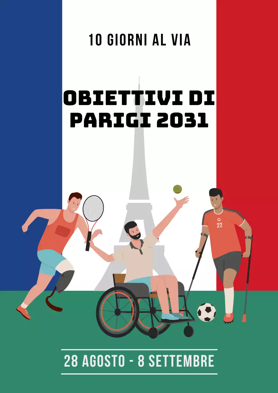 Torneo sportivo generico blu-rosso moderno