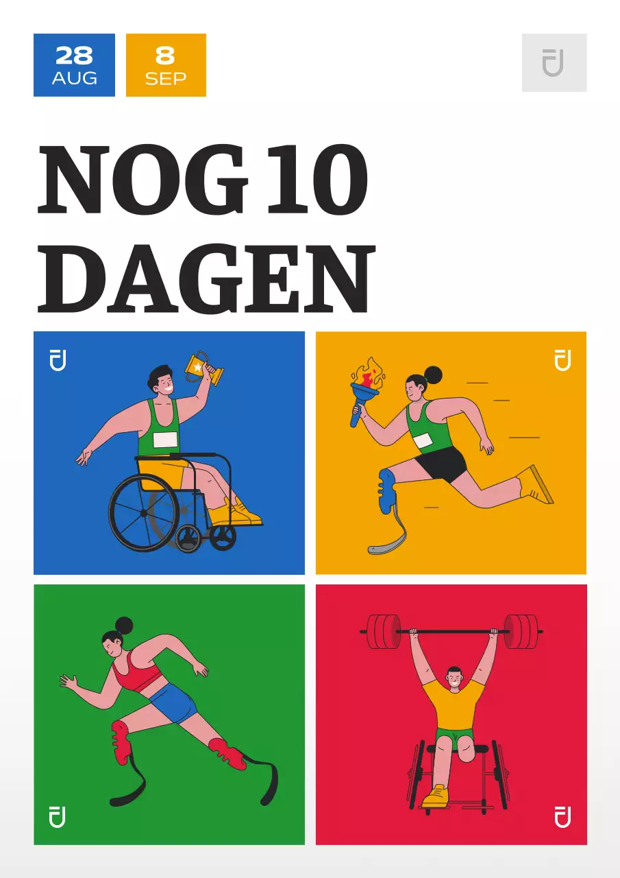 Vivid Illustrated Algemeen sporttoernooi