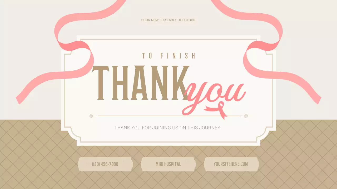 Pink Elegant Breast Cancer Presentation