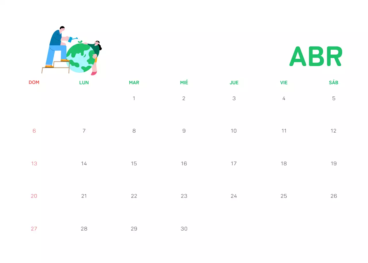 Una fundación social que celebra las fiestas con coloridas ilustraciones de personas y el planeta.