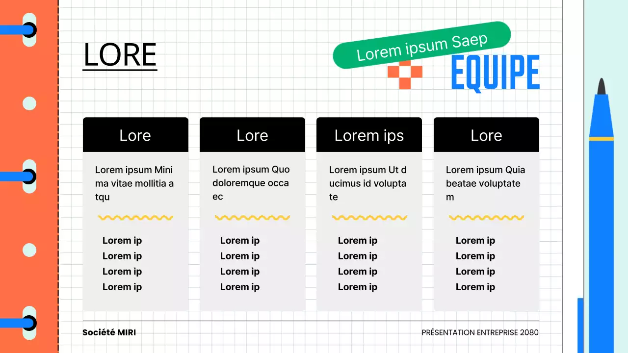 Une introduction kitsch au livre sur la culture d'entreprise en bleu clair et orange